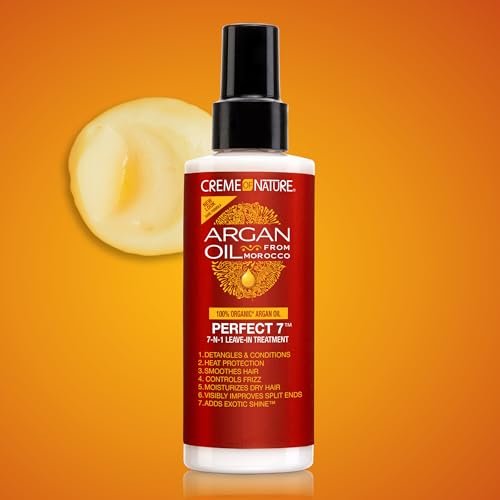 Creme of Nature Moisture & Shine Curl Activator Creme with Argan Oil, Defines & Smooths Curls, Anti-Frizz, 12 oz - görsel 10