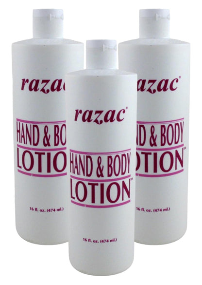 Razac Hand & Body Lotion 16oz (3 Pack) – Intensive Moisturizing Lotion for Dry Skin Avelisse