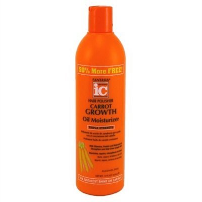 Fantasia Oil Moisturizer Carrot Growth 12oz Bonus (3 Pack) – Nourishing Hair Oil for Growth & Dry Hair - görsel 1