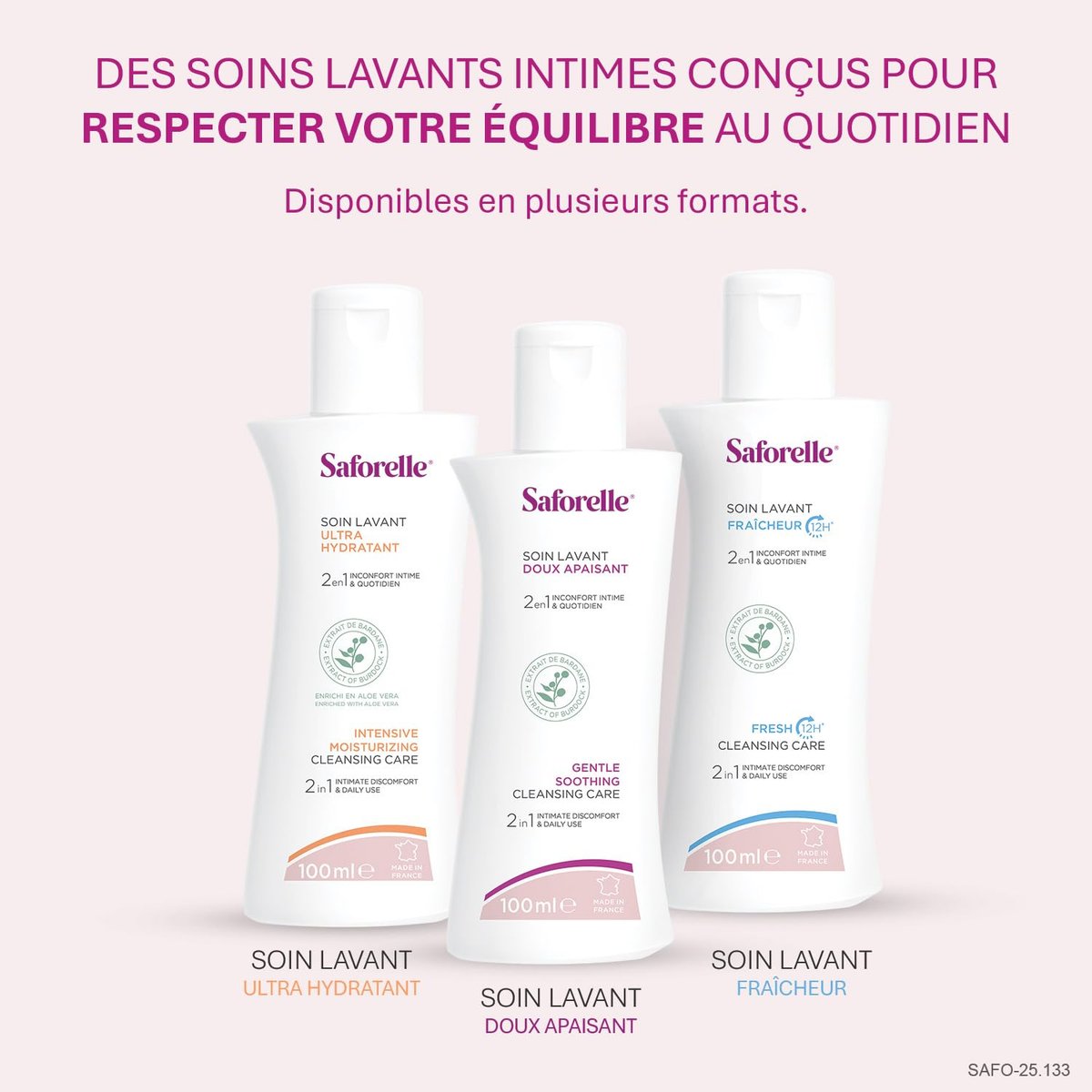 Saforelle Intensive Moisturising Cleansing Care - 500ml Gentle Body Wash for Sensitive Skin - görsel 12