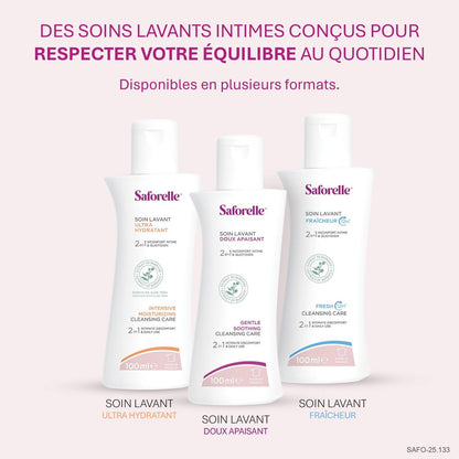Saforelle Intensive Moisturising Cleansing Care - 500ml Gentle Body Wash for Sensitive Skin