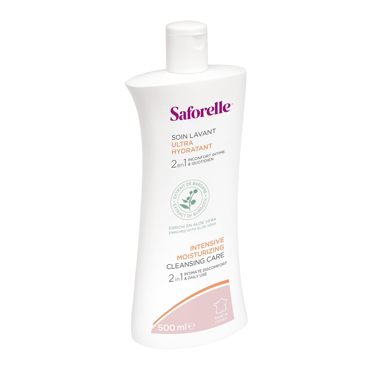 Saforelle Intensive Moisturising Cleansing Care - 500ml Gentle Body Wash for Sensitive Skin - görsel 18