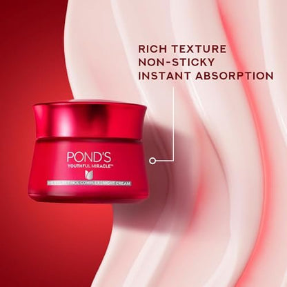 Pond's Age Miracle Youthful Glow Day Cream with 10% Retinol & Collagen B3 Complex, 12g