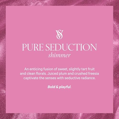 Victoria's Secret Pure Seduction Shimmer Body Spray for Women - 8.4 oz - Juiced Plum & Crushed Freesia - görsel 5