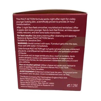 No7 Restore and Renew Night Cream - 1.6 oz - Boots Avelisse