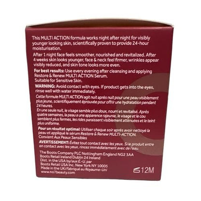 No7 Restore and Renew Night Cream - 1.6 oz - Boots Avelisse