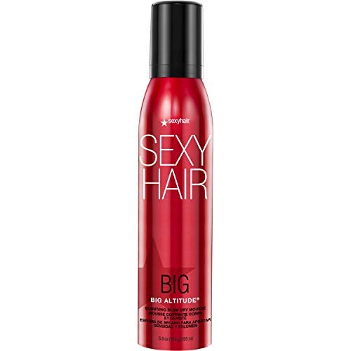 SexyHair Big Altitude Bodifying Blow Dry Mousse – 6.8 oz – Volumizing & Humidity-Resistant Styling Mousse with Thermal Protection - görsel 1