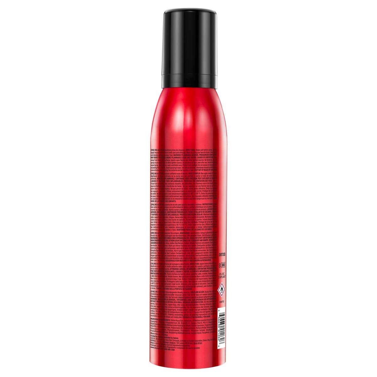 SexyHair Big Altitude Bodifying Blow Dry Mousse – 6.8 oz – Volumizing & Humidity-Resistant Styling Mousse with Thermal Protection - görsel 4