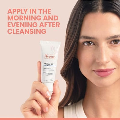 Avène Hydrance LIGHT Hydrating Emulsion – Daily Face Moisturizer for Sensitive, Dehydrated Skin, Non-Comedogenic, 1.3 oz Avelisse