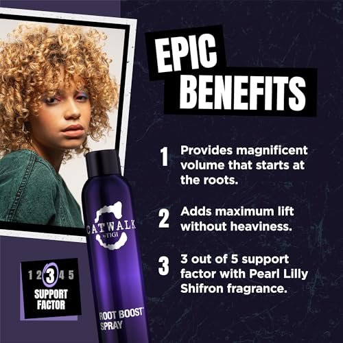 TIGI Catwalk Root Boost Spray 8.5 oz - Volumizing Hair Spray for Lift and Texture Avelisse