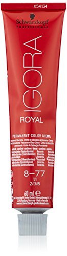 Schwarzkopf Royal Igora 8-77 Copper Hair Color 60ml - Permanent Hair Dye Avelisse