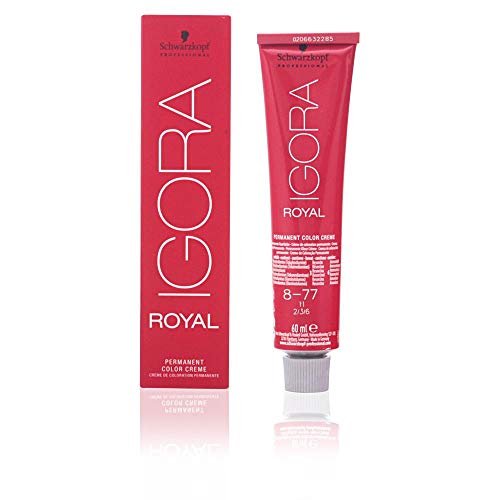 Schwarzkopf Royal Igora 8-77 Copper Hair Color 60ml - Permanent Hair Dye Avelisse