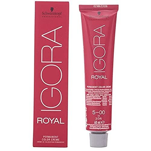 Schwarzkopf Professional Igora Royal Permanent Hair Color 5-00 Light Brown Natural Extra 60ml - görsel 2