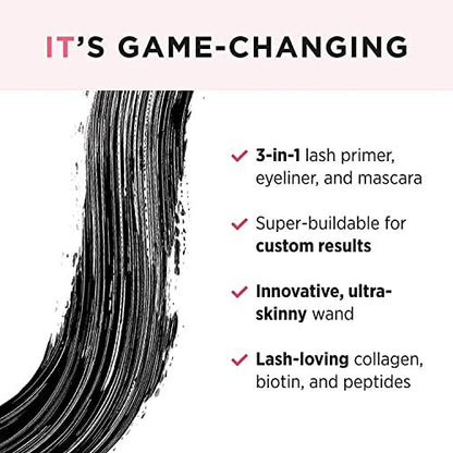 IT Cosmetics Tightline 3-in-1 Lash Primer, Eyeliner & Black Mascara – Lengthens & Conditions Lashes – Ultra-Skinny Wand – Infused with Collagen, Biotin, Peptides & Antioxidants – 0.12 fl oz Avelisse