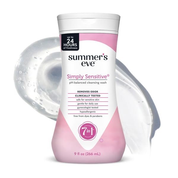 Summer's Eve Simply Sensitive Cleansing Wash for Sensitive Skin, 9 oz (Pack of 3) - görsel 8