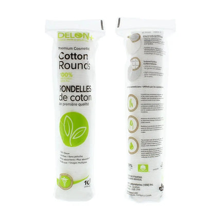 DELON Premium Cosmetic Cotton Rounds – 800 Count | Soft, Lint-Free Cotton Pads for Face & Skincare Avelisse