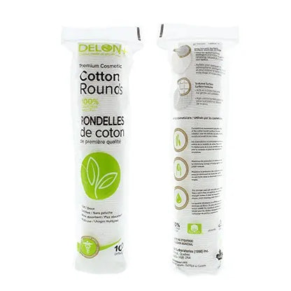 DELON Premium Cosmetic Cotton Rounds – 800 Count | Soft, Lint-Free Cotton Pads for Face & Skincare Avelisse