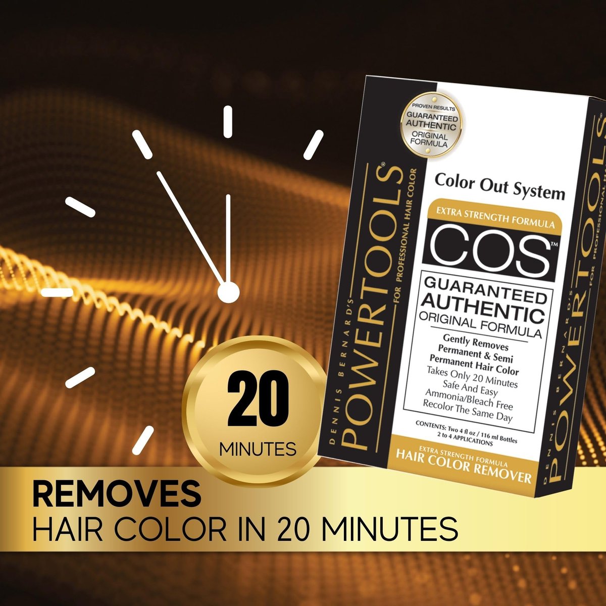 COS, The Original Color Out System – Safely Remove Semi & Permanent Hair Color, Ammonia Free, 8 Fl Oz Avelisse