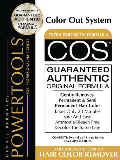 COS, The Original Color Out System – Safely Remove Semi & Permanent Hair Color, Ammonia Free, 8 Fl Oz Avelisse