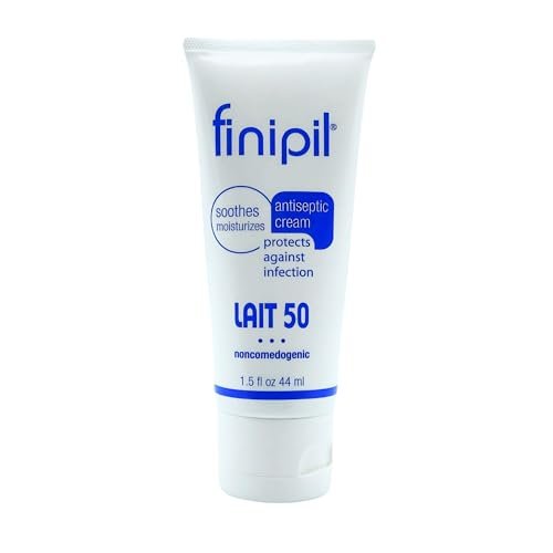 Finipil Lait 50 Antiseptic Cream – Post Hair Removal & Ingrown Hair Treatment, Cools & Soothes Skin, 1.5 oz - görsel 1