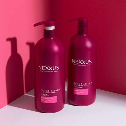 Nexxus Color Assure Shampoo and Conditioner for Color Treated Hair - Enhance Color Vibrancy for Up to 40 Washes - 33.8 oz Duo Avelisse