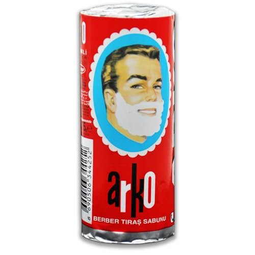 Arko Shaving Cream Soap Stick (2-Pack) - Classic Turkish Shaving Soap for a Smooth, Comfortable Shave - görsel 6