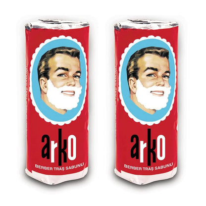 Arko Shaving Cream Soap Stick (2-Pack) - Classic Turkish Shaving Soap for a Smooth, Comfortable Shave