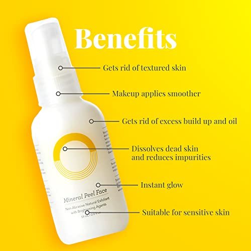 ORG Peel Off Face Cleanser – Gentle Exfoliating Korean Sensitive Skincare for Glowing Skin, Pore Minimizer & Brightening Agent, Cruelty Free Natural Formula, 2 oz Avelisse