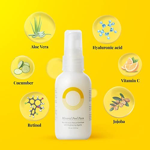 ORG Peel Off Face Cleanser – Gentle Exfoliating Korean Sensitive Skincare for Glowing Skin, Pore Minimizer & Brightening Agent, Cruelty Free Natural Formula, 2 oz Avelisse