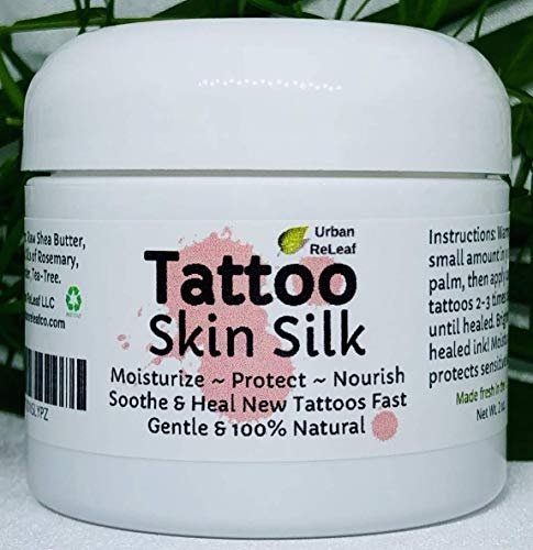 Urban ReLeaf Tattoo Skin Silk - Natural Shea Butter Salve for New & Old Tattoos, Vegan Healing Ointment - görsel 10
