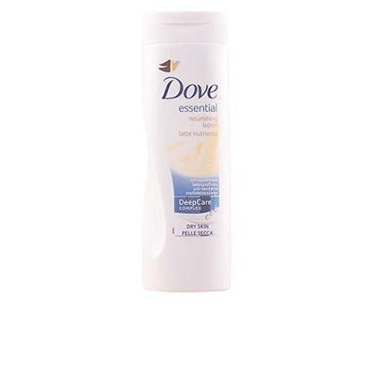 Dove Essential Nourishing Lotion for Unisex, 13.6 oz - Deep Moisturizing Body Lotion for Dry Skin