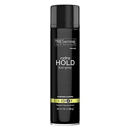 TRESemmé Tres Level 4 Extra Hold Hair Spray (11 oz, Pack of 2) - Long-Lasting, Professional-Quality Styling Avelisse