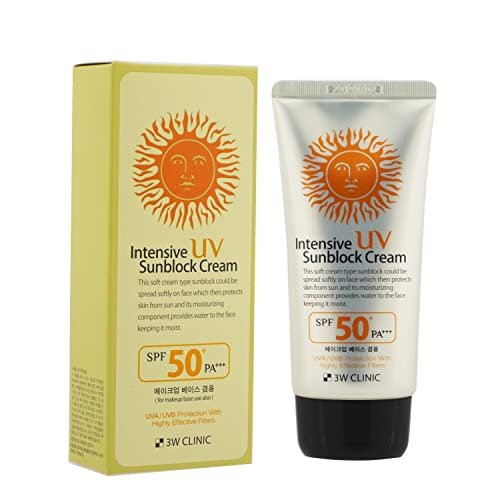 3W Clinic Intensive UV Sunblock Cream SPF50+ PA+++ - 70ml (2.37 Fl Oz) - görsel 4