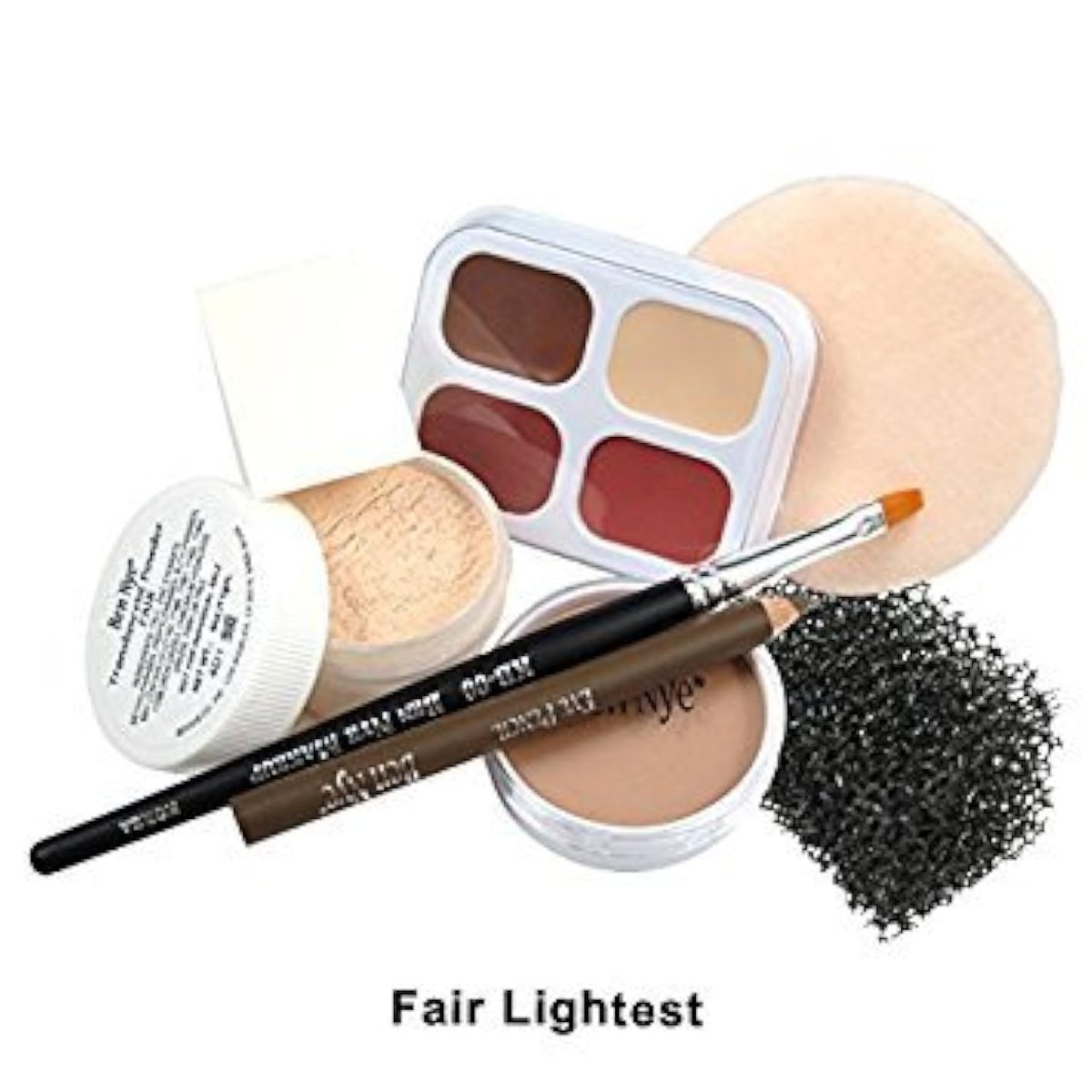 Ben Nye Theatrical Creme Personal Kit - Fair: Lightest PK-0 | Professional Makeup Set Avelisse