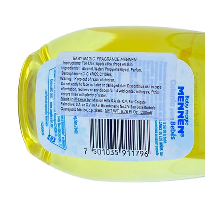 Baby Magic Mennen Cologne - Colonia Mennen para Bebe (Pack of 3, 6.8 Fl Oz Each) Avelisse