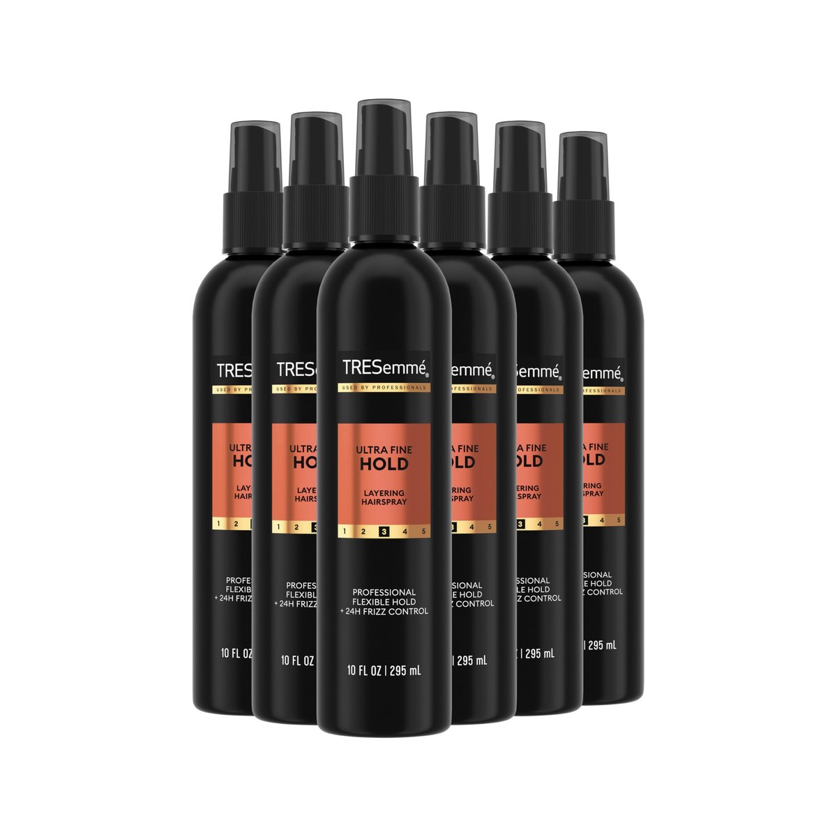 TRESemmé Non-Aero Hairspray Ultra Fine, 24-Hour Frizz Control, 10 oz (Pack of 6) Avelisse
