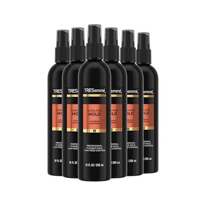 TRESemmé Non-Aero Hairspray Ultra Fine, 24-Hour Frizz Control, 10 oz (Pack of 6) Avelisse