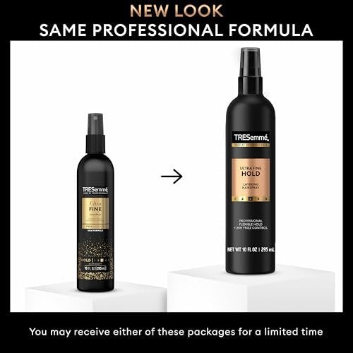 TRESemmé Non-Aero Hairspray Ultra Fine, 24-Hour Frizz Control, 10 oz (Pack of 6) Avelisse
