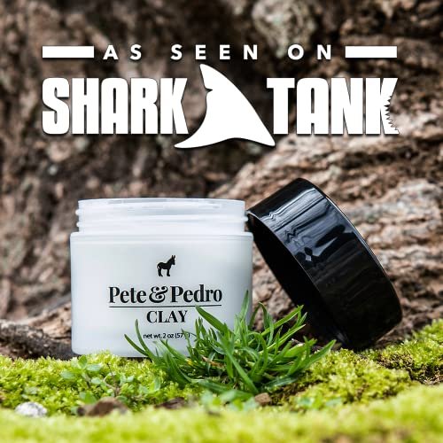 Pete & Pedro Hair Styling Clay - Medium Hold, Matte Finish, Low Shine for Men, 2 oz - görsel 10