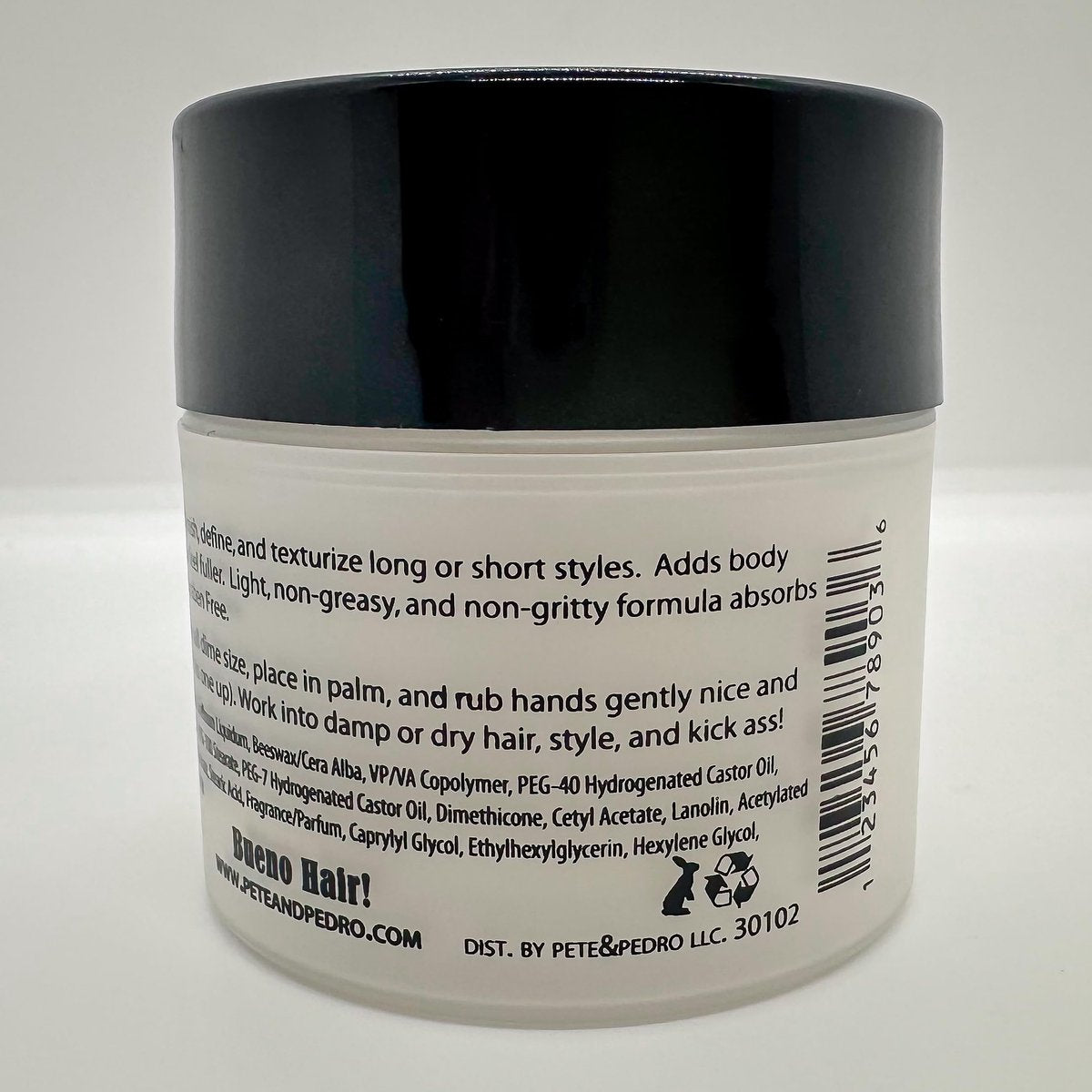 Pete & Pedro Hair Styling Clay - Medium Hold, Matte Finish, Low Shine for Men, 2 oz - görsel 17