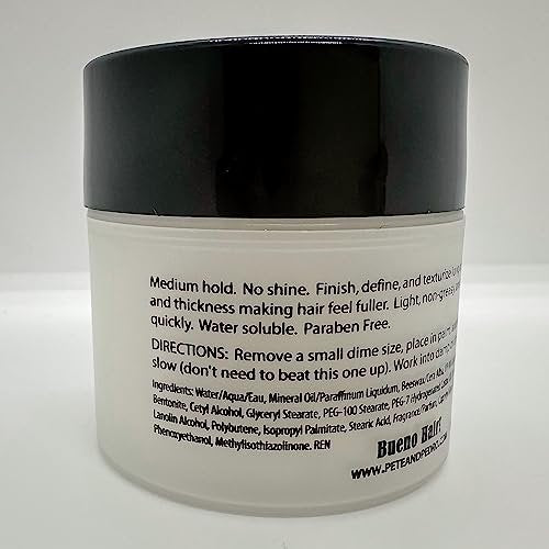 Pete & Pedro Hair Styling Clay - Medium Hold, Matte Finish, Low Shine for Men, 2 oz - görsel 16