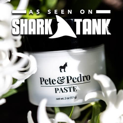 Pete & Pedro HAIR PASTE – Men’s Hair Paste with Medium Hold & Shine | Semi-Matte Finish Texturizing Styling Cream | As Seen on Shark Tank, 2 oz Avelisse