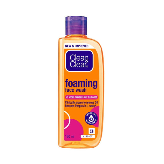 Clean & Clear Foaming Face Wash for Oily Skin - 150 ml