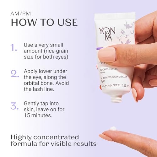 Yon-Ka Phyto-Contour Anti-Aging Eye Cream – Reduces Puffiness & Dark Circles, Paraben-Free, 0.5 fl oz Avelisse