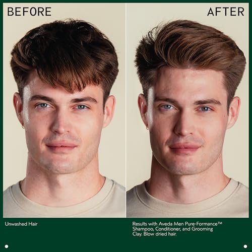 Aveda Men Pure-Formance Conditioner | Lightweight Conditioner for Men’s Hair | Adds Shine & Scalp Care, 10 Fl Oz Avelisse