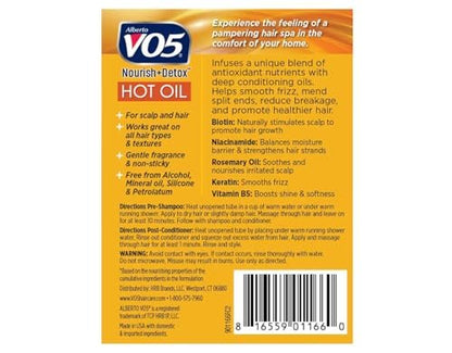 VO5 Hot Oil Therapy Moisturizing Treatment - 2 Pack, 0.5 Fl Oz Each