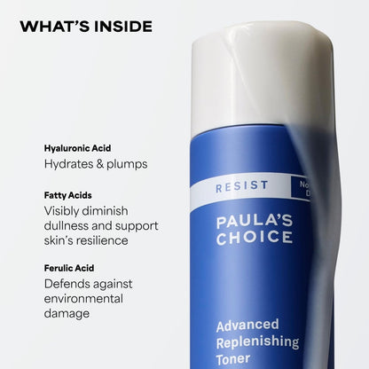 Paula's Choice RESIST Advanced Replenishing Face Toner – Anti-Aging Facial Toner with Hyaluronic Acid, Vitamin C & E, Lightweight Hydration for Dry Skin, Fragrance-Free, 4 fl oz Avelisse