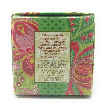 Greenwich Bay Trading Co. Dusting Powder - Passion Flower & Olive Oil, 4 oz Avelisse