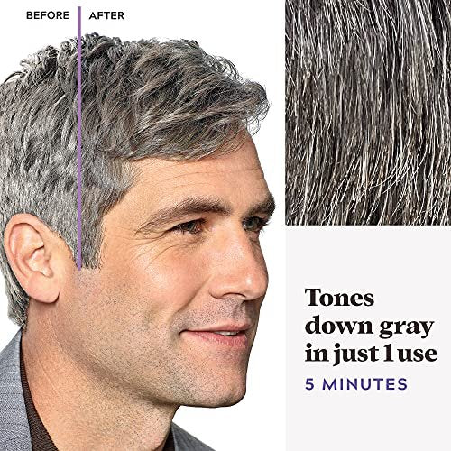 Just For Men Touch of Gray Medium Brown T-35 Permanent Hair Color Kit for Men - Salt and Pepper Look, 1 Count - görsel 8