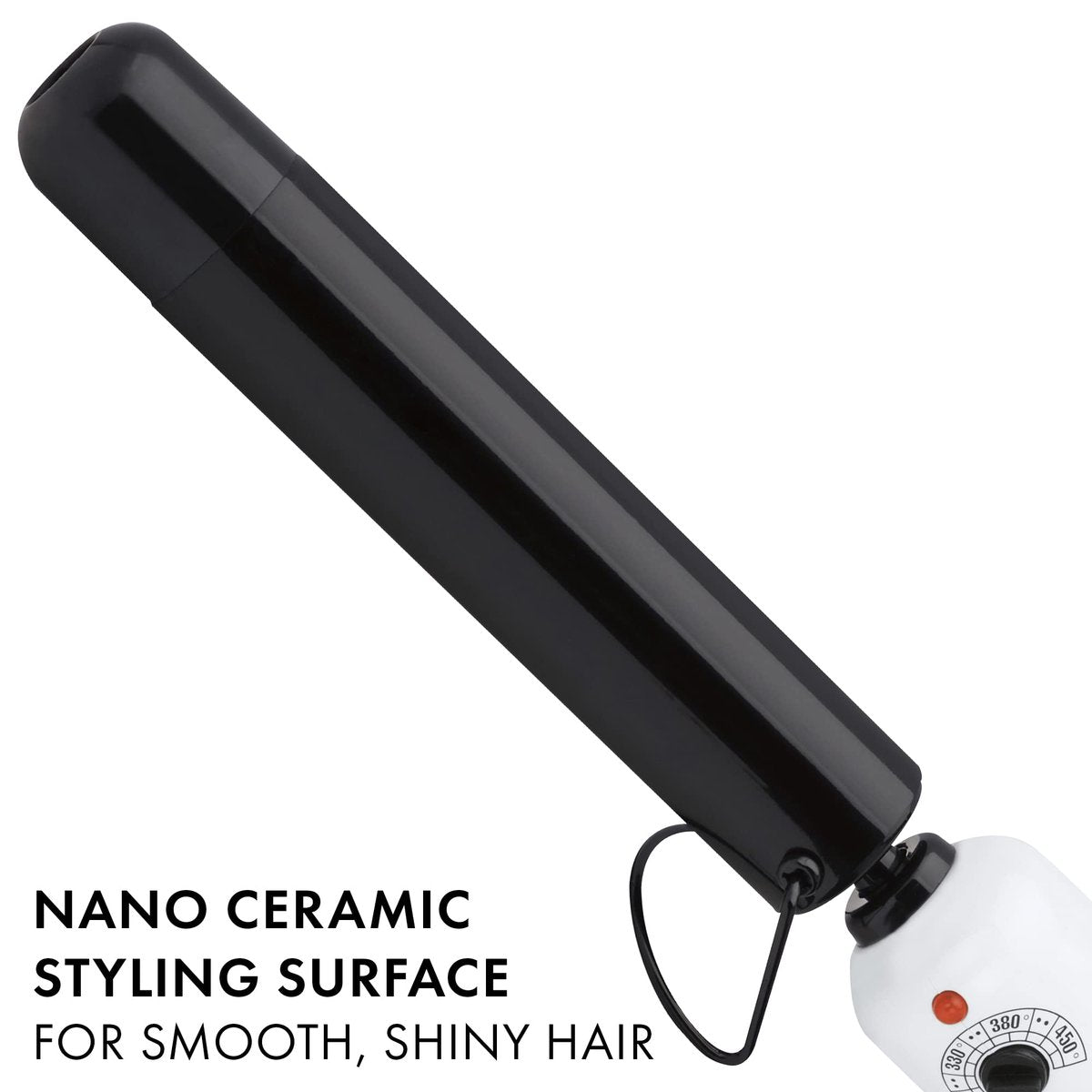 HOT TOOLS Pro Artist Nano Ceramic Curling Wand | 1-1/4 Inch Barrel for Smooth, Shiny Curls Avelisse